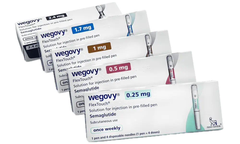 Wegovy FlexTouch pre-filled pen for weight loss injection