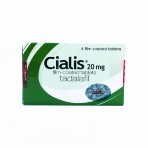 Box of Cialis tablets used to treat erectile dysfunction