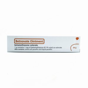 Box of Betnovate Ointment 0.1% used for eczema and psoriasis