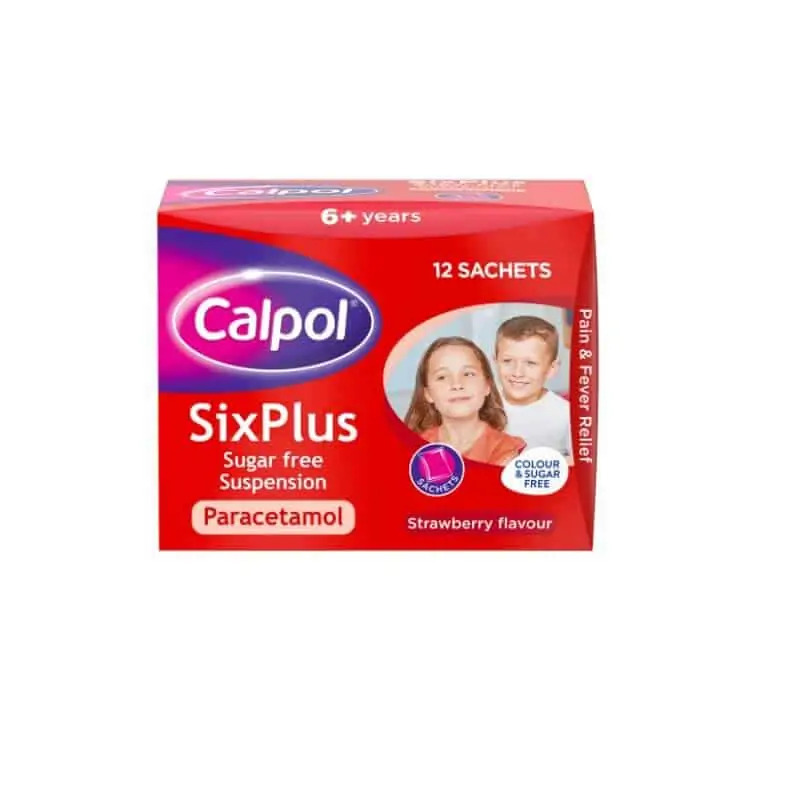 Calpol SixPlus Sugar Free 5ml - 12 Sachets