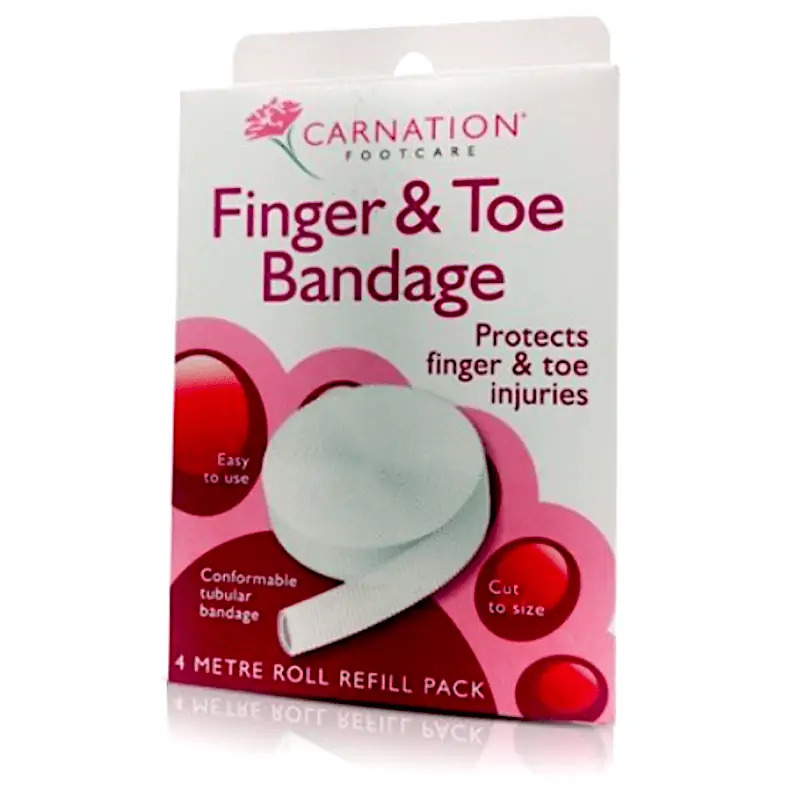 Carnation Finger And Toe Bandage 4Metre Roll Refill Pack