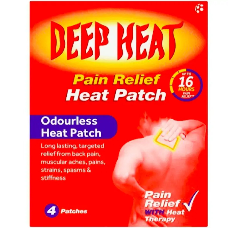 Deep Heat Pain Relief Heat Patch (Regular) 4 Patches