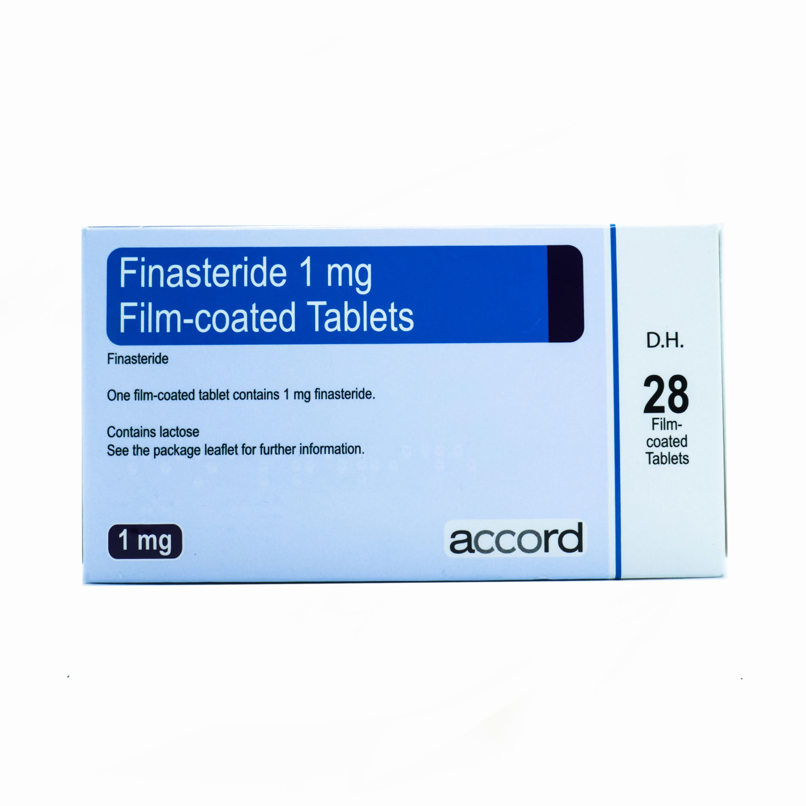 Finasteride 1 mg tablets used for male pattern hair loss treatment