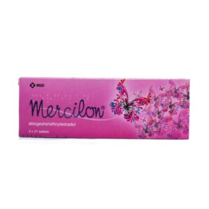 Box of Mercilon used to prevent pregnancy