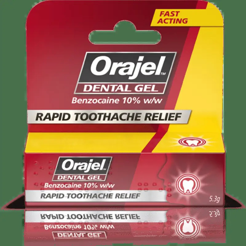 Orajel Dental Gel Toothache Pain Relief -5.3g