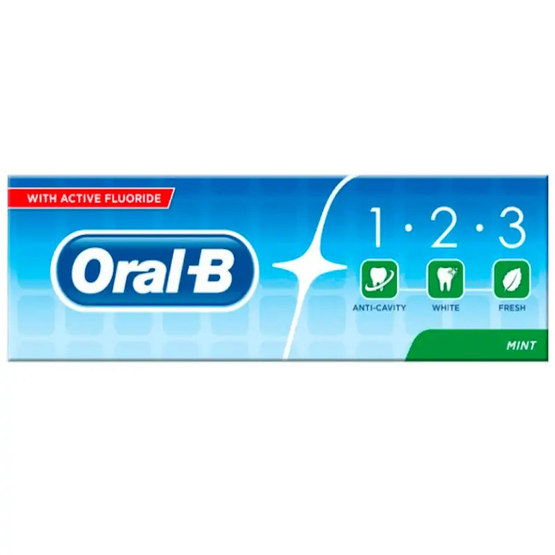 Oral-B 123 Fresh Mint Toothpaste 100ml