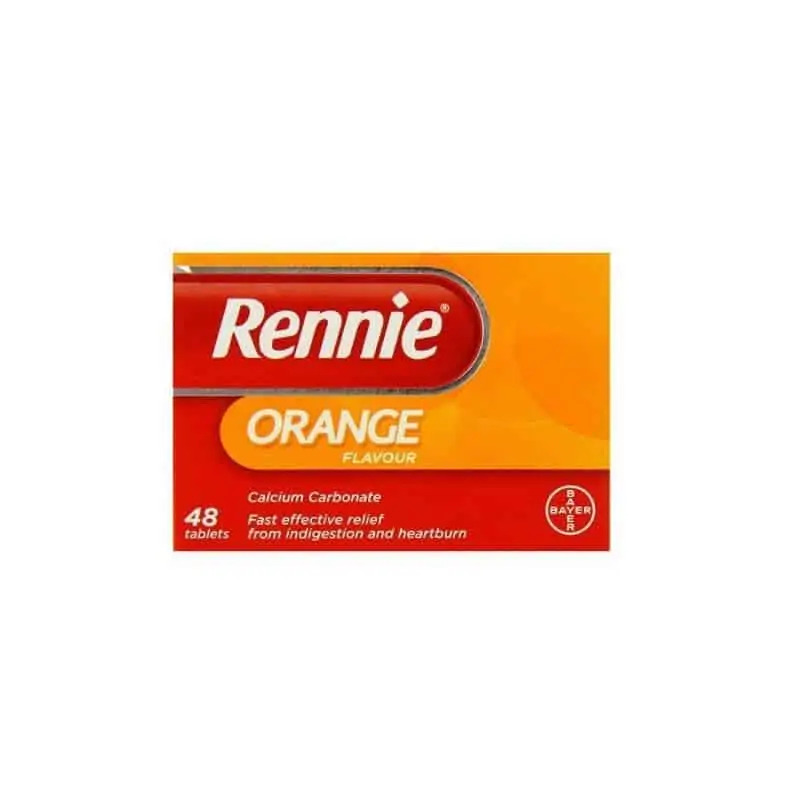 Rennie Orange – 48 Tablets