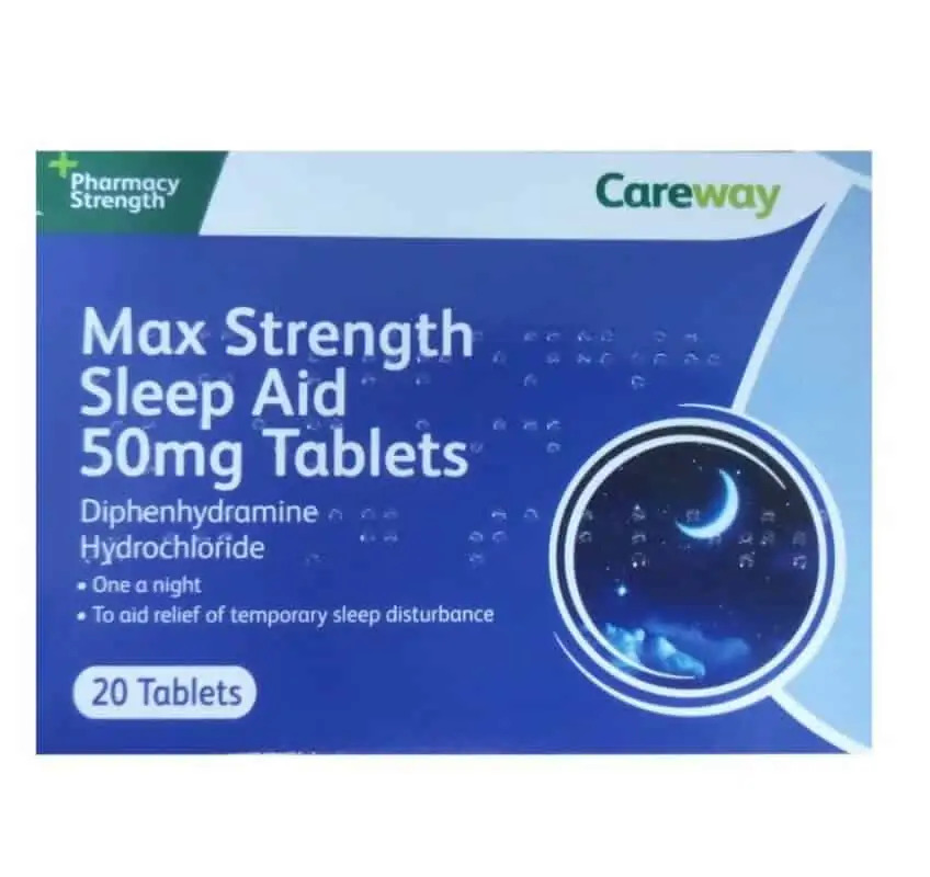 Sleep Aid 50mg 20 Tablets