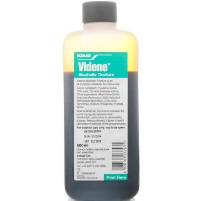 Videne Antiseptic Solution 500ml