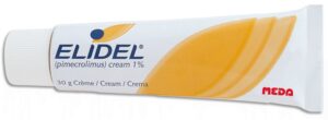 Box of Elidel Cream used to treat mild to moderate eczema