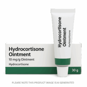 Tube of Hydrocortisone Ointment for dry inflamed skin conditions