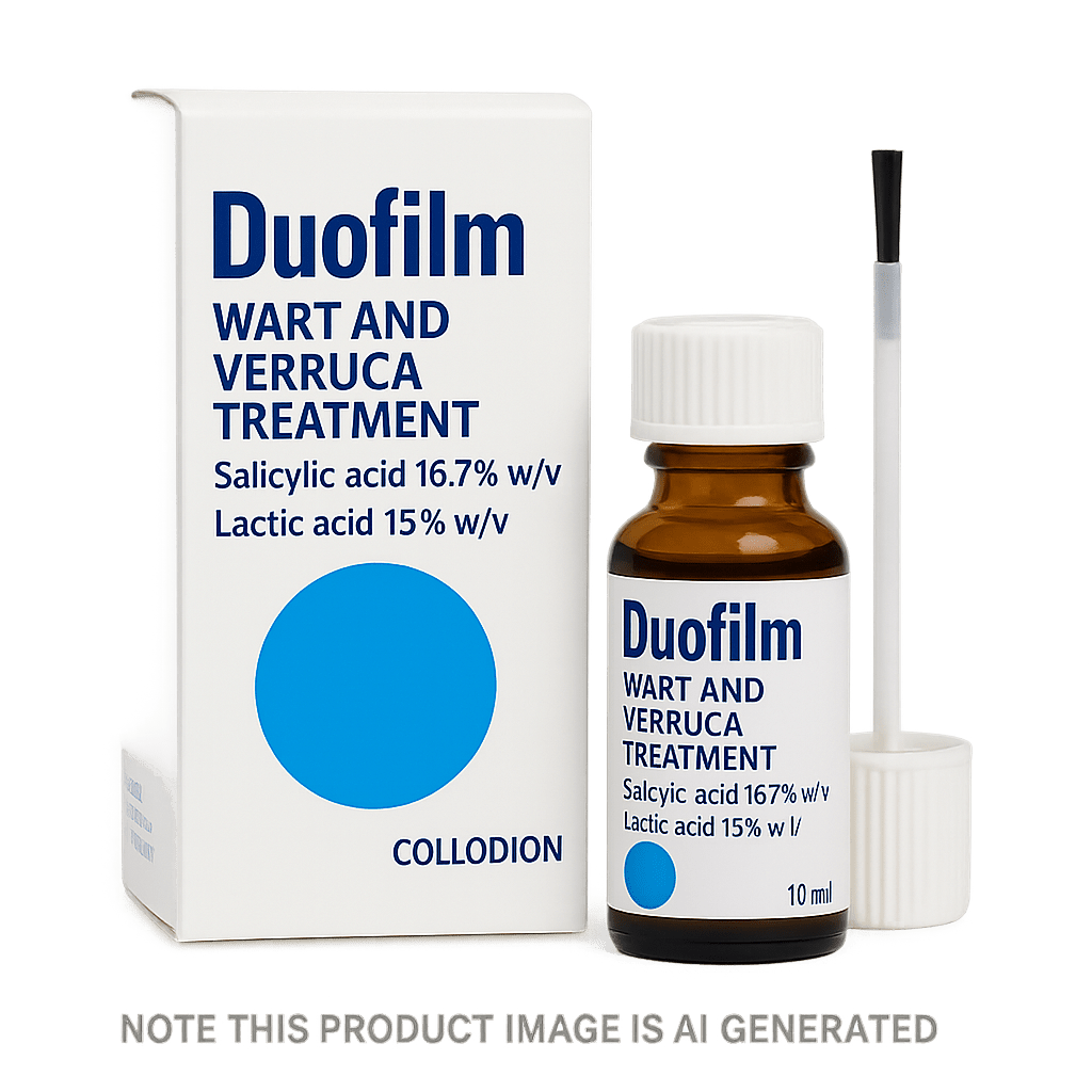 Duofilm liquid treatment with applicator for skin warts