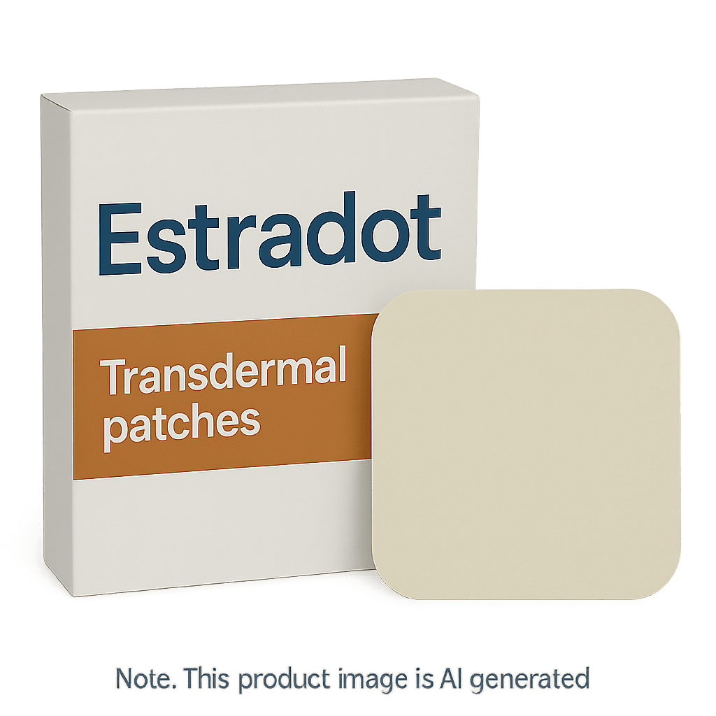 Box of Estradot Patches for menopause treatment