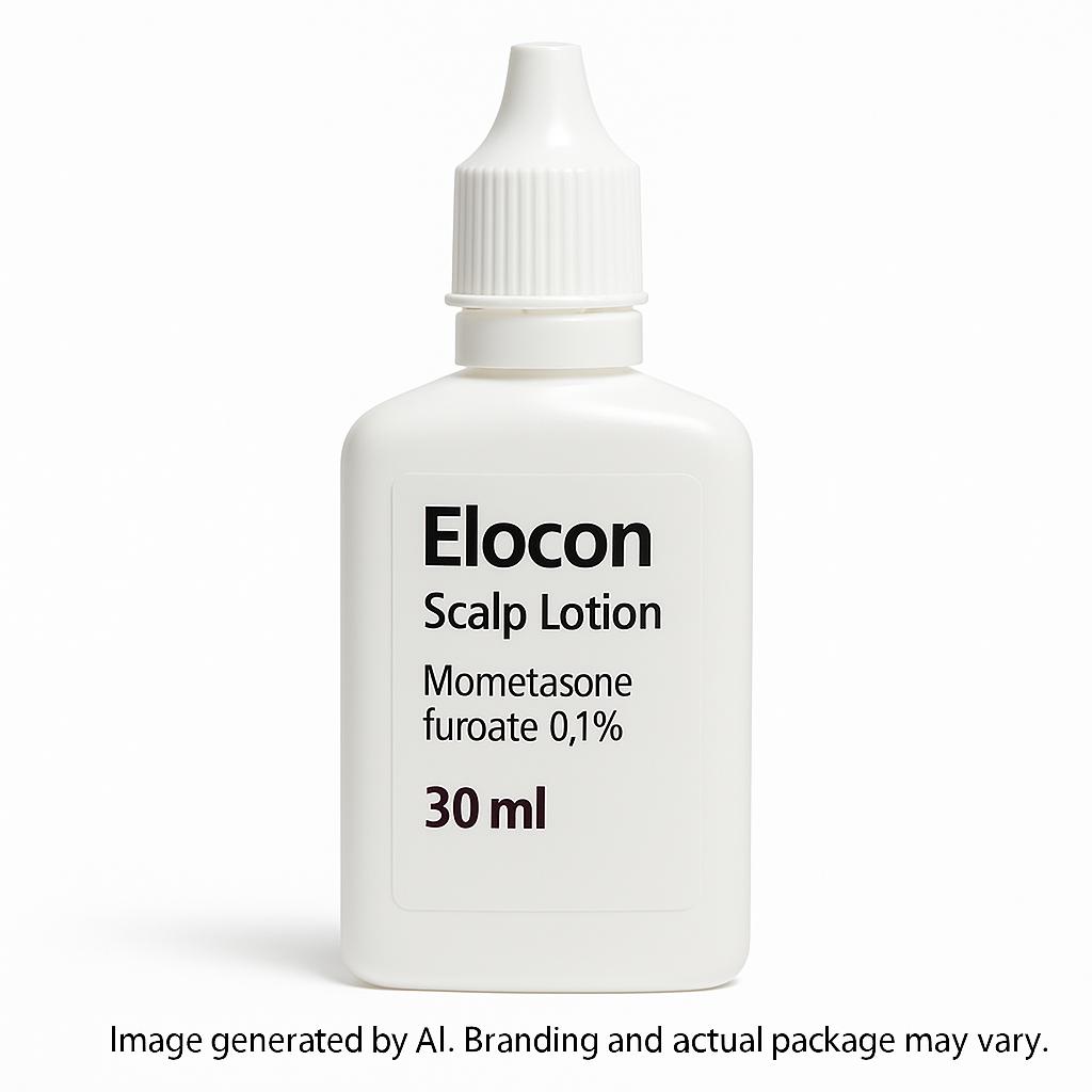 Elocon Scalp Lotion Bottle